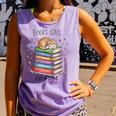 Cats Books Lover Men Women Comfort Colors Tank Top Lagoon