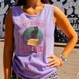 Cats And Books Lover Reading Literary Feline Humor Comfort Colors Tank Top Lagoon