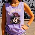 Chapter 18 18th Birthday Women Book Lovers Its My Birthday Comfort Colors Tank Top Lagoon