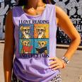 Cheetah Love Reading And Cheetahs Kids Bookworm Comfort Colors Tank Top Lagoon