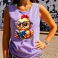 Chicken Reading a Book Farm Animal Chick Comfort Colors Tank Top Lagoon Chicken Reading a Book Farm Animal Chick Comfort Colors Tank Top Lagoon