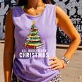 Christmas Book Tree All Booked For Xmas Comfort Colors Tank Top Lagoon Christmas Book Tree All Booked For Xmas Comfort Colors Tank Top Lagoon