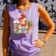 Christmas Gingerbread Man Reading Book Snowflake Teacher Comfort Colors Tank Top Lagoon Christmas Gingerbread Man Reading Book Snowflake Teacher Comfort Colors Tank Top Lagoon
