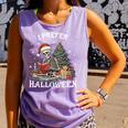 Christmas Outfit I Prefer Halloween Book Reading Skeleton Comfort Colors Tank Top Lagoon