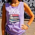 I Closed My Book To Be Here Books Lover Bookworm Comfort Colors Tank Top Lagoon