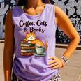 Coffee Cats And Books Lover For Women & Girls Coffee Comfort Colors Tank Top Lagoon Coffee Cats And Books Lover For Women & Girls Coffee Comfort Colors Tank Top Lagoon
