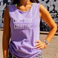 Comic Book Collecting Collector Premium Comfort Colors Tank Top Lagoon