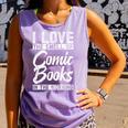 Comic Book Comfort Colors Tank Top Lagoon