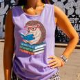 Cool Hedgehog Book Nerd Readers Comfort Colors Tank Top Lagoon Cool Hedgehog Book Nerd Readers Comfort Colors Tank Top Lagoon