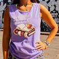 Cozy My Weekend Is Books Blankets Reading Tea Lover Premium Comfort Colors Tank Top Lagoon