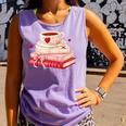 Cute Books And Coffee Crochet Valentines Day Tee For Couples Comfort Colors Tank Top Lagoon