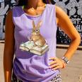 Cute Bunny Reading Book Glasses Bookworm Comfort Colors Tank Top Lagoon Cute Bunny Reading Book Glasses Bookworm Comfort Colors Tank Top Lagoon