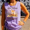 Cute Fox Stay Clever Read Books For Librarian Or Bookworm Comfort Colors Tank Top Lagoon