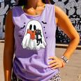 Cute Halloween Ghost Reading Book Comfort Colors Tank Top Lagoon Cute Halloween Ghost Reading Book Comfort Colors Tank Top Lagoon