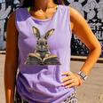 Cute Rabbit Bunny Book Lover Comfort Colors Tank Top Lagoon Cute Rabbit Bunny Book Lover Comfort Colors Tank Top Lagoon