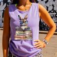 Cute Reading Bunny With Glasses Books Bookworm Reader Book Premium Tri-Blend Comfort Colors Tank Top Lagoon Cute Reading Bunny With Glasses Books Bookworm Reader Book Premium Tri-Blend Comfort Colors Tank Top Lagoon