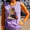 Cute Red Panda Reading Book Animal Bookworm Comfort Colors Tank Top Lagoon