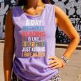 A Day Without Reading I Have No Idea Book Lovers Comfort Colors Tank Top Lagoon