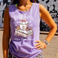 Dear Santa More Book Please Christmas Reading Book Librarian Comfort Colors Tank Top Lagoon