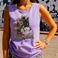 Dog Book Flower Comfort Colors Tank Top Lagoon