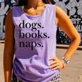 Dogs Books Naps Lovers Comfort Colors Tank Top Lagoon Dogs Books Naps Lovers Comfort Colors Tank Top Lagoon