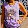Dogs Books And Quilting Comfort Colors Tank Top Lagoon Dogs Books And Quilting Comfort Colors Tank Top Lagoon