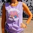 Dogs Books And Yarn Crocheting Comfort Colors Tank Top Lagoon Dogs Books And Yarn Crocheting Comfort Colors Tank Top Lagoon