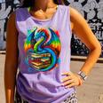 Dragon Reading Colorful Fantasy Book Lover Comfort Colors Tank Top Lagoon Dragon Reading Colorful Fantasy Book Lover Comfort Colors Tank Top Lagoon