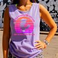 With A Dreamy Far-Off Look And Her Nose Stuck In A Book Comfort Colors Tank Top Lagoon