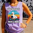 Ducks Books Lover Easily Distracted By Ducks & Books Comfort Colors Tank Top Lagoon Ducks Books Lover Easily Distracted By Ducks & Books Comfort Colors Tank Top Lagoon