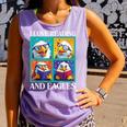 Eagle Love Reading And Eagles Child Book Lover Comfort Colors Tank Top Lagoon