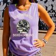 Easily Distracted By Books And Dragons Book Dragon Lover Comfort Colors Tank Top Lagoon