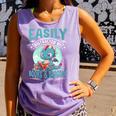 Easily Distracted By Books And Dragons Nerds Comfort Colors Tank Top Lagoon