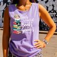 Easily Distracted By Books And Gnomes Comfort Colors Tank Top Lagoon