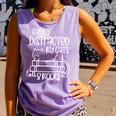 Easily Distracted By Cats And Books Reading Cat Comfort Colors Tank Top Lagoon Easily Distracted By Cats And Books Reading Cat Comfort Colors Tank Top Lagoon