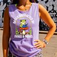 Easily Distracted By Frogs And Books Comfort Colors Tank Top Lagoon Easily Distracted By Frogs And Books Comfort Colors Tank Top Lagoon