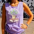 Easily Distracted By Plants And Books Comfort Colors Tank Top Lagoon