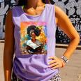 Educated Afro Girl Reading Book Lover History Month Comfort Colors Tank Top Lagoon Educated Afro Girl Reading Book Lover History Month Comfort Colors Tank Top Lagoon
