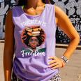 Education Is Freedom African Teacher Books Lovers Comfort Colors Tank Top Lagoon