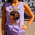 Education Is Freedom Teacher Book Black History Month Comfort Colors Tank Top Lagoon Education Is Freedom Teacher Book Black History Month Comfort Colors Tank Top Lagoon