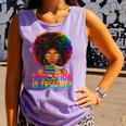 Education Is Freedom Teacher Books History Month Comfort Colors Tank Top Lagoon