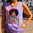 Education Is Freedom History Girl Women Book Lover Comfort Colors Tank Top Lagoon