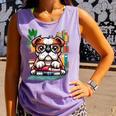 English Bulldog Reading a Book Dog Comfort Colors Tank Top Lagoon English Bulldog Reading a Book Dog Comfort Colors Tank Top Lagoon