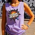 Explosions Are My Art Comic Book Boom Comfort Colors Tank Top Lagoon