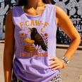 F CAW F Crow I'm Reading Book Lover Fall Comfort Colors Tank Top Lagoon