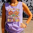 Fall In Love With Reading Autumn Pumpkin Teacher Book Lover Comfort Colors Tank Top Lagoon