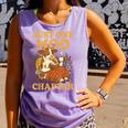 Floral Cow Reading Pun Just One More Chapter Cozy Book Lover Comfort Colors Tank Top Lagoon