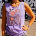 Floral Pride & Prejudice Barely Tolerable Book Lover Bookish Comfort Colors Tank Top Lagoon