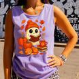 Ghost Reading Book Lovers Autumn Fall Halloween Comfort Colors Tank Top Lagoon