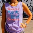 Girl Reading Book Summer Beach Vacation For Book Lover Comfort Colors Tank Top Lagoon Girl Reading Book Summer Beach Vacation For Book Lover Comfort Colors Tank Top Lagoon